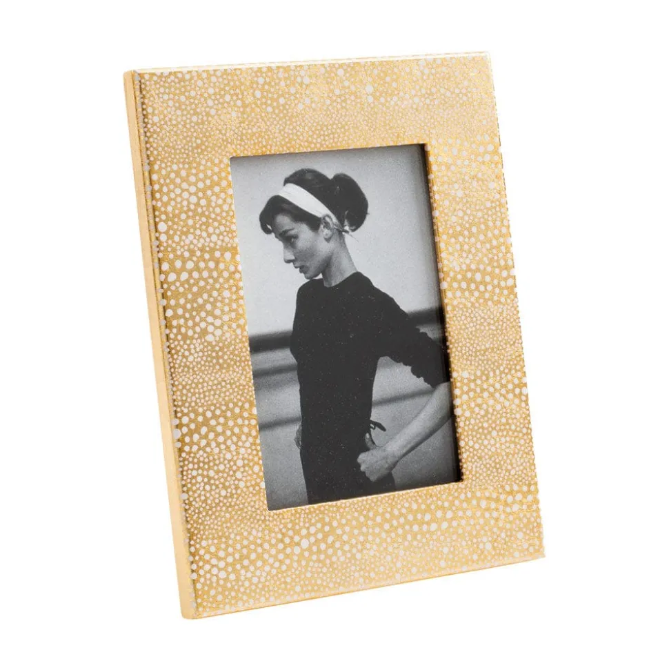 Pebble Gold 4" x 6" Lacquer Picture Frame - includes 1 frame