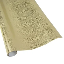 Pebble Gold Foil Gift Wrapping Paper - 30 x 6 Roll