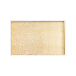 Pebble Lacquer Vanity Tray in Gold - 1 Each