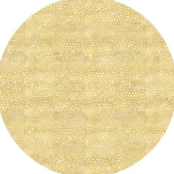 Pebble Round Lacquer Placemat in Gold - 1 Each