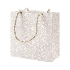 Pebble Small Square Gift Bag in Grey - 1 Each