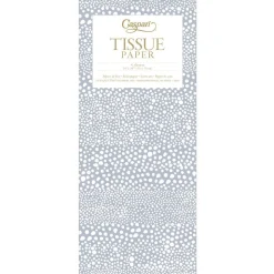 Pebble Tissue Paper in Silver - 4 Sheets Included