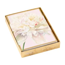 Peony Boxed Note Cards - 8 Note Cards & 8 Envelopes