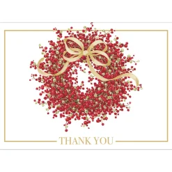 Pepperberry Foil Thank You Notes