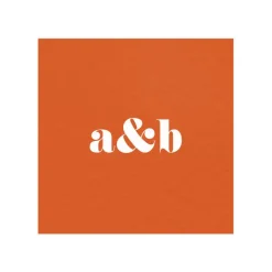 Personalized Double Initial Paper Linen Cocktail Napkins