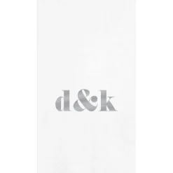 Personalized Double Initial Guest Towel Napkins