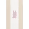 Personalized Monogram Bandol Stripe Guest Towel Napkins