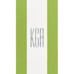 Personalized Monogram Bandol Stripe Guest Towel Napkins