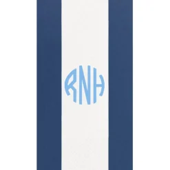 Personalized Monogram Bandol Stripe Guest Towel Napkins