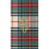 Personalized Monogram Dress Stewart Tartan Guest Towel Napkins