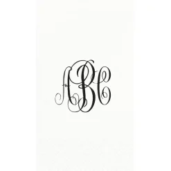 Personalized Monogram Guest Towel Napkins