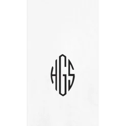 Personalized Monogram Guest Towel Napkins