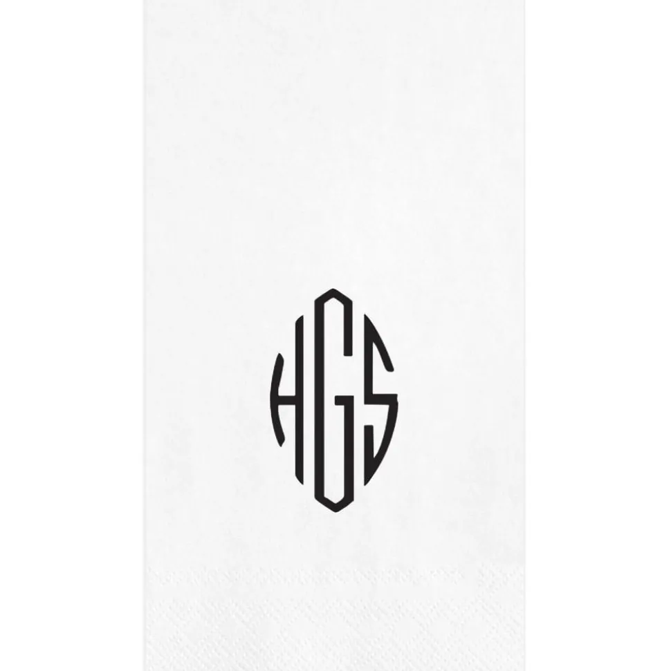 Personalized Monogram Guest Towel Napkins