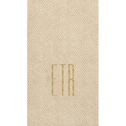 Personalized Monogram Jute Guest Towel Napkins