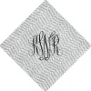 Personalized Monogram Jute Cocktail Napkins
