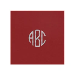Personalized Monogram Paper Linen Cocktail Napkins