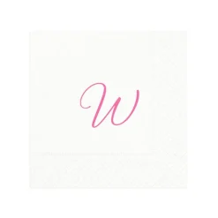 Personalized Single Initial Cocktail Napkins