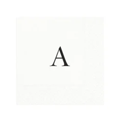 Personalized Single Initial Cocktail Napkins