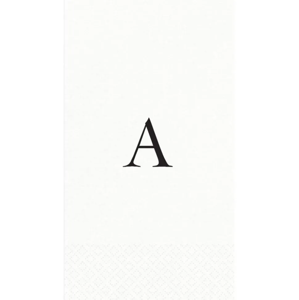 Personalized Single Initial Guest Towel Napkins