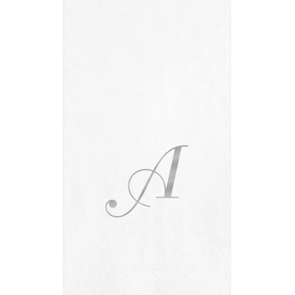 Personalized Single Initial Guest Towel Napkins