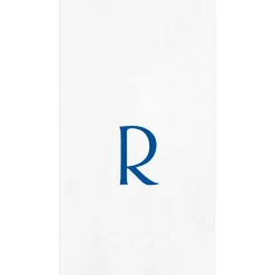 Personalized Single Initial Guest Towel Napkins