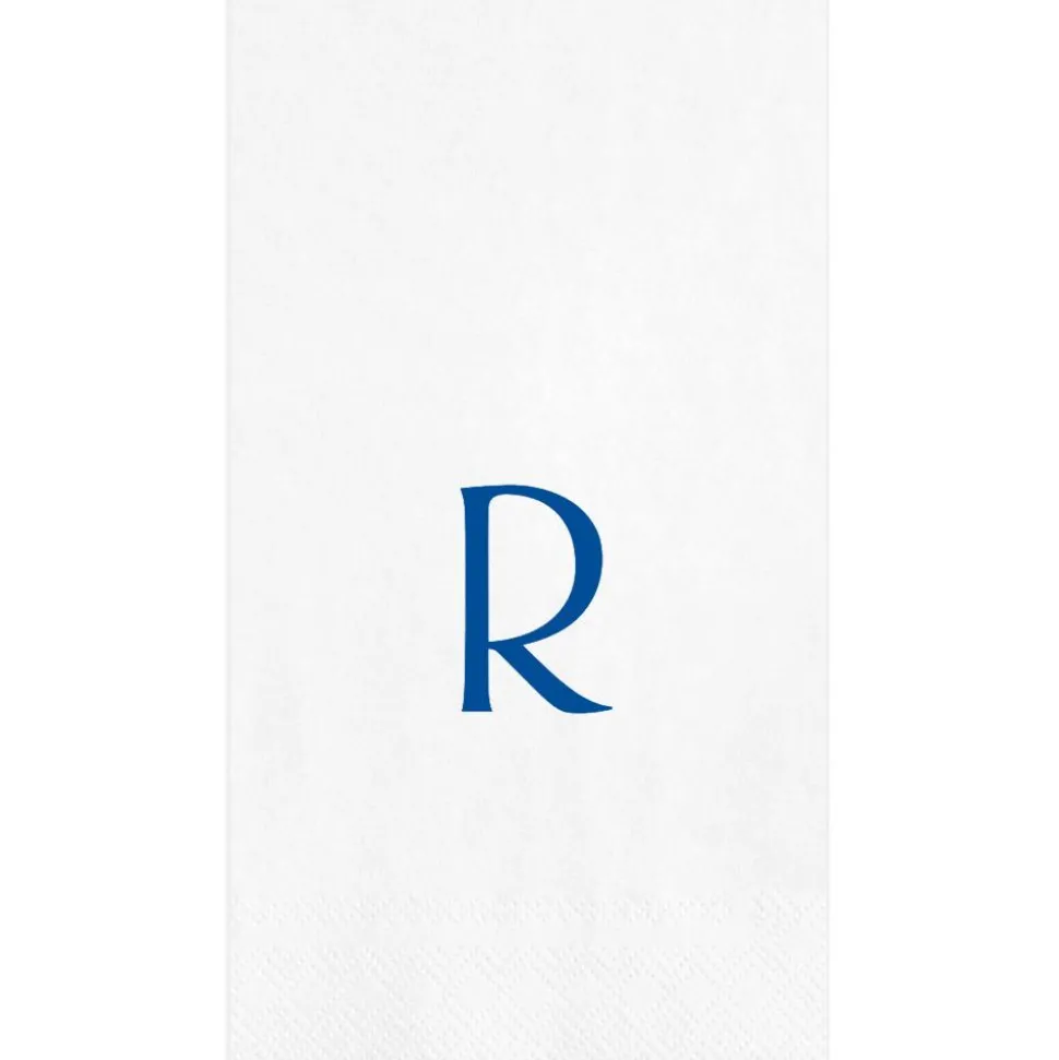 Personalized Single Initial Guest Towel Napkins