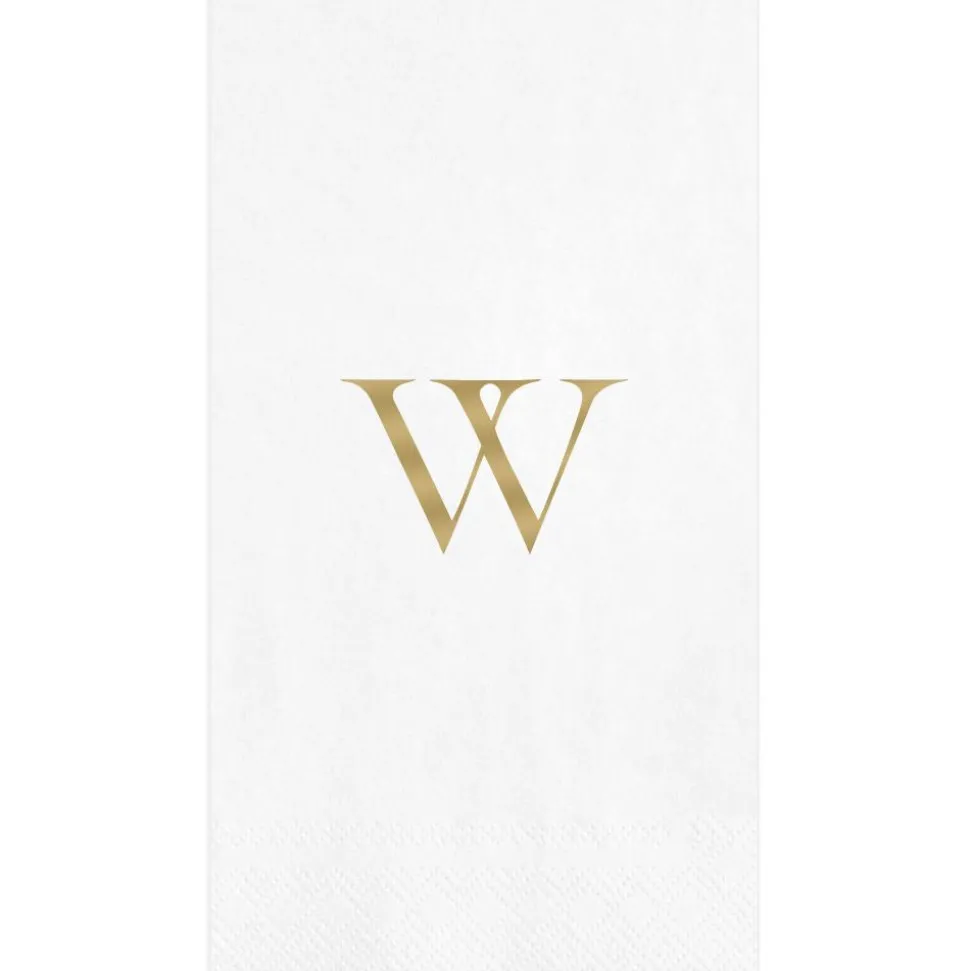 Personalized Single Initial Guest Towel Napkins