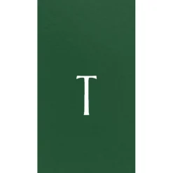 Personalized Single Initial Paper Linen Guest Towel Napkins