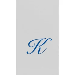 Personalized Single Initial Paper Linen Guest Towel Napkins