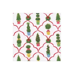 Petit Jardin de Noel Cocktail Napkins - includes 20 Cocktail Napkins