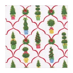 Petit Jardin De Noel Luncheon Napkins - includes 20 Luncheon Napkins