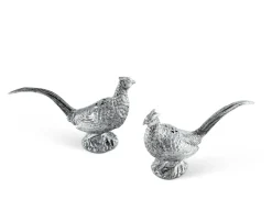 Pewter Pheasants Salt & Pepper Set