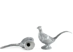 Pewter Pheasants Salt & Pepper Set