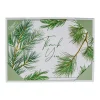 Pine Branches Thank You Notes - 8 Note Cards And Envelopes