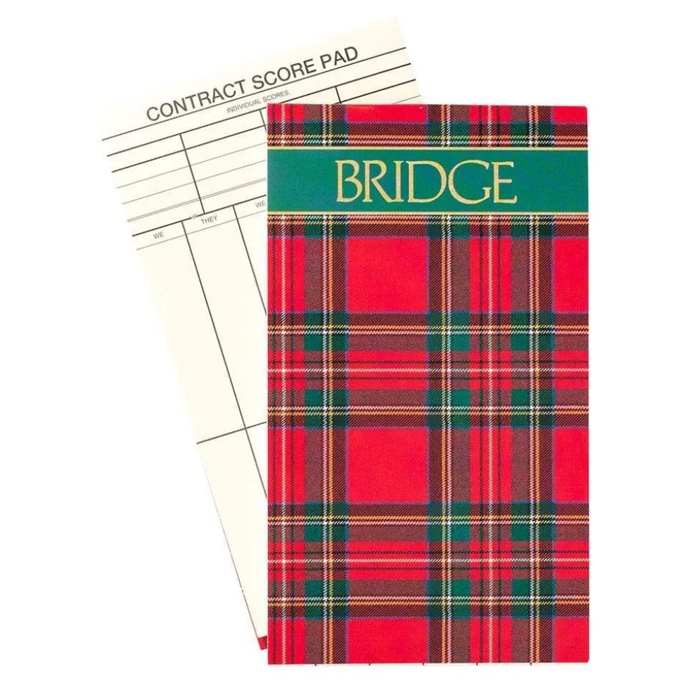 Plaid Bridge Score Pad - 1 Each