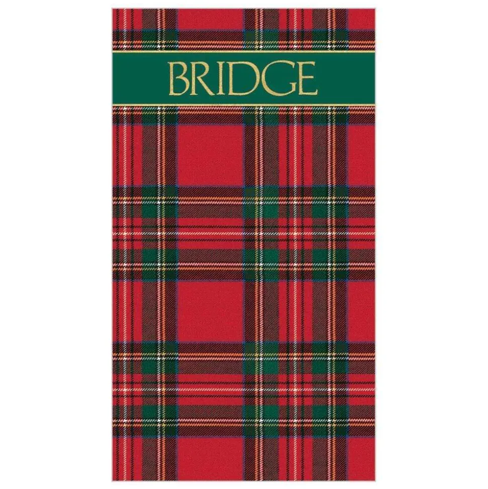 Plaid Bridge Score Pad - 1 Each