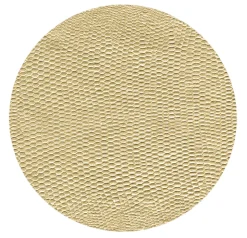 Platinum Lizard Coaster Round 8-In Felt