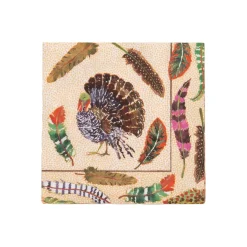 Plumage Cocktail Napkins - includes 20 Cocktail Napkins