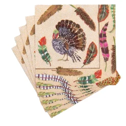 Plumage Luncheon Napkins - includes 20 Luncheon Napkins