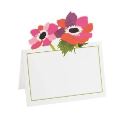 Poiret Floral Place Cards Die Cut Package 8 In