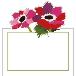 Poiret Floral Place Cards Die Cut Package 8 In