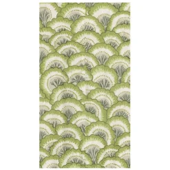 Pontchartrain Scallop Green Guest Towel Napkins - 15 Per Package