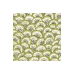Pontchartrain Scallop Green Cocktail Napkins - 20 Per Package
