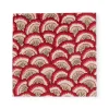 Pontchartrain Scallop Red Cocktail Napkins - 20 Per Package