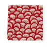 Pontchartrain Scallop Red Luncheon Napkins - 20 Per Package
