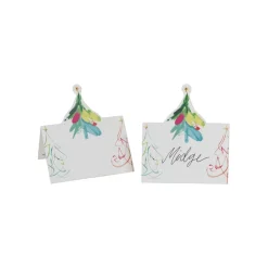 Pop Christmas Die-Cut Place Cards - 8 Per Package