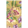 Porcelain Blooms Gold Guest Towel Napkins - 15 Per Package