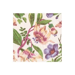 Porcelain Blooms Ivory Boxed Cocktail Napkins - 40 Per Box