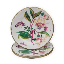 Porcelain Blooms Ivory Dinner Plates - 8 Per Package