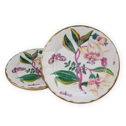 Porcelain Blooms Ivory Dinner Plates - 8 Per Package